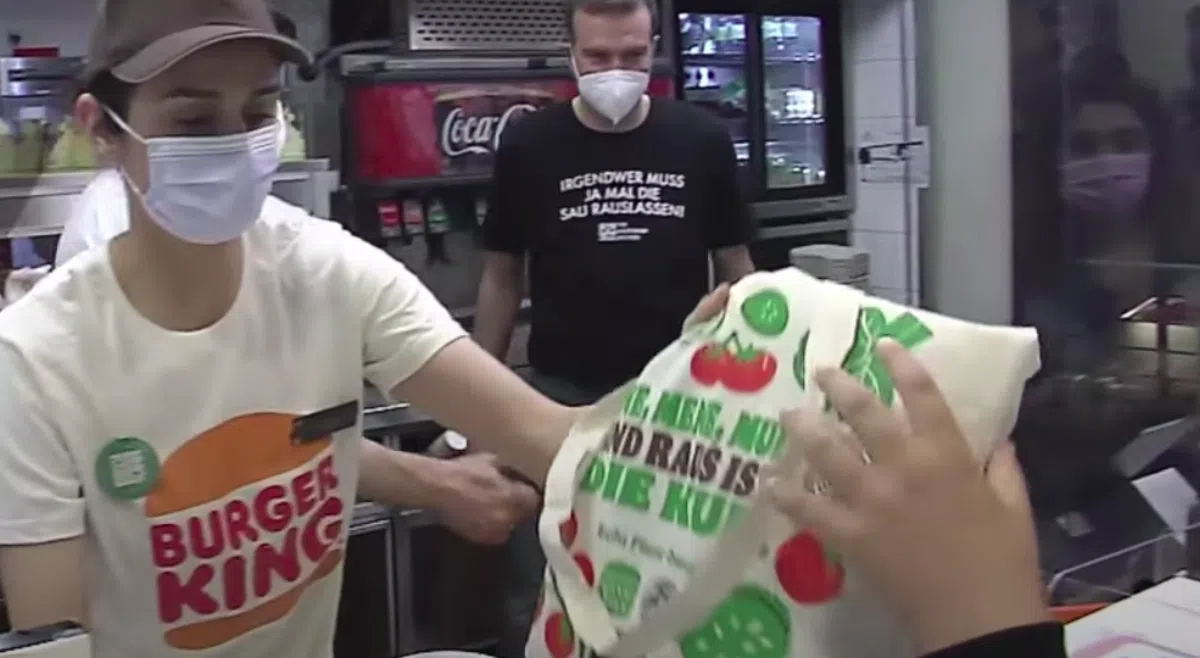 В Мадриде открылся вегетарианский Burger King