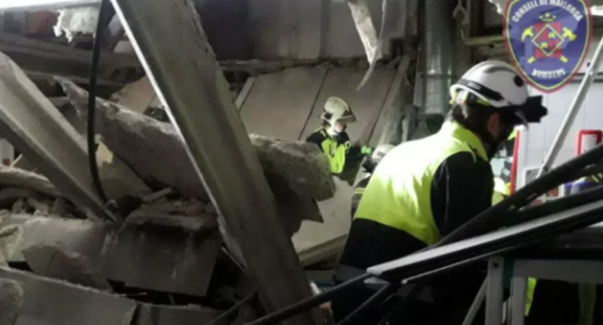 Два человека серьезно пострадали при обрушении потолка на Майорке