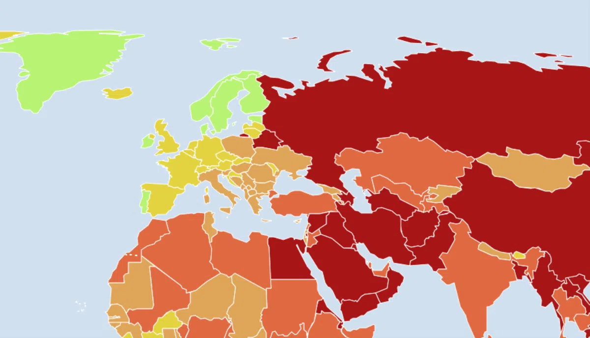 Испания опустилась на 32 место в рейтинге свободы прессы