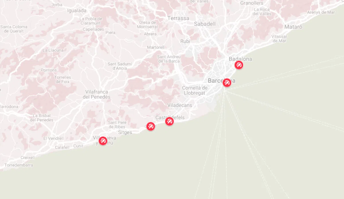 Топ-5 пляжей в провинции Барселона