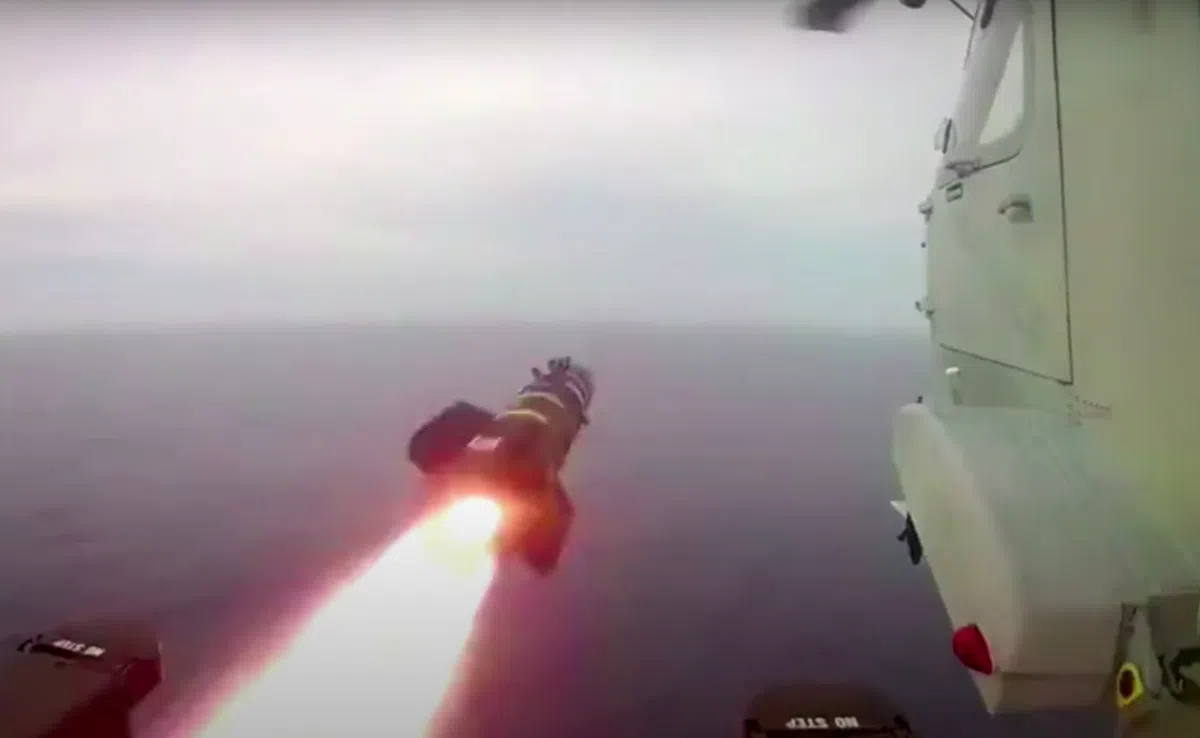 В Интернет попало видео первого запуска ракеты Hellfire в Испании
