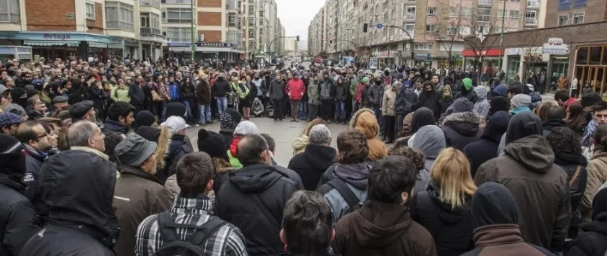 Испанский Бургос продолжает митинговать