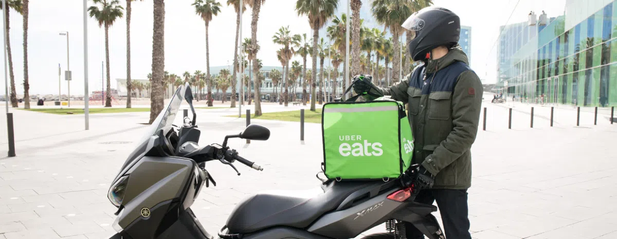 В Барселоне заработал сервис Uber Eats