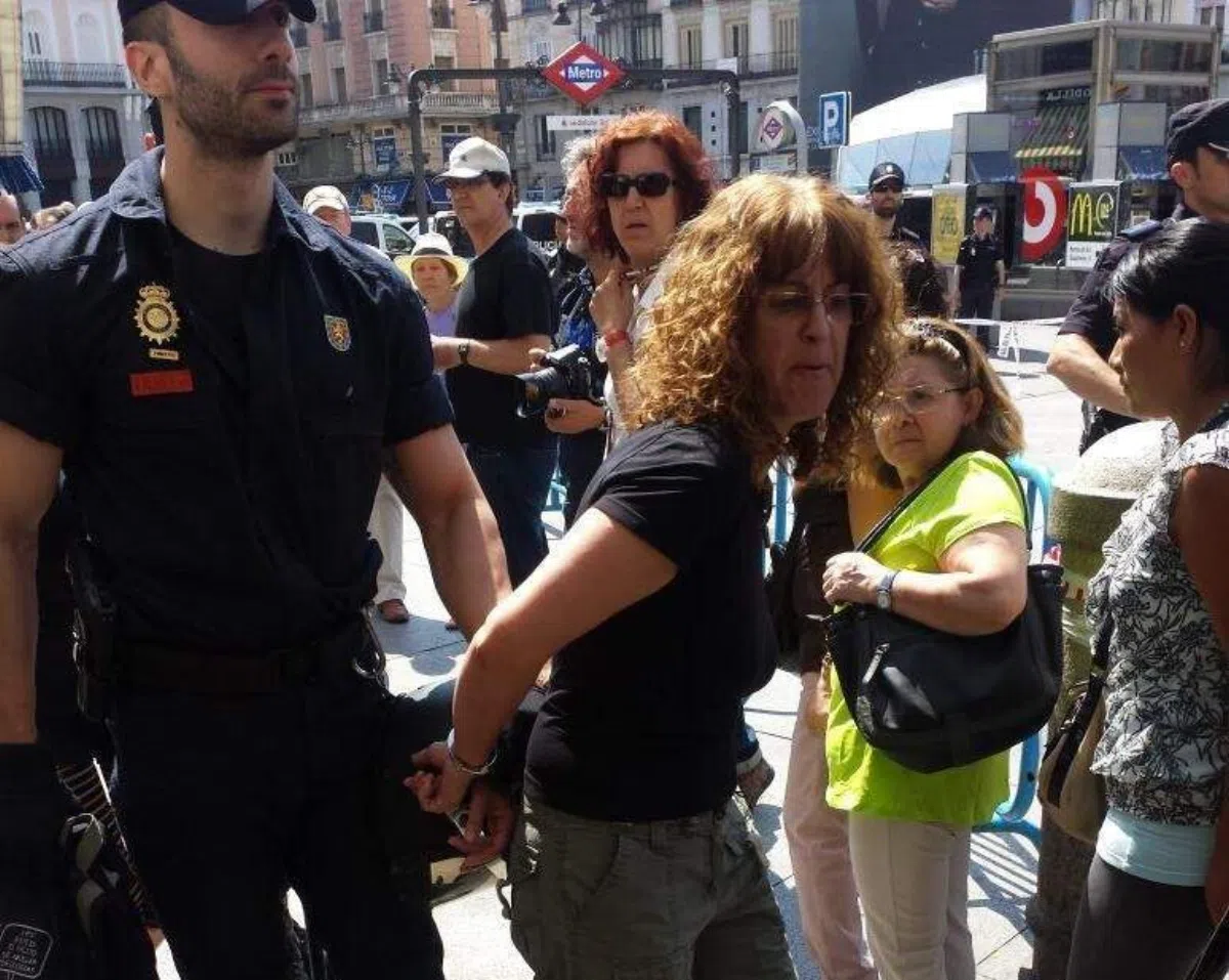 В Мадриде задержаны противники монархии