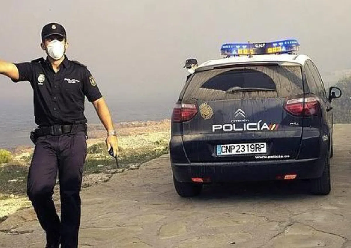 В провинции Аликанте бушует лесной пожар