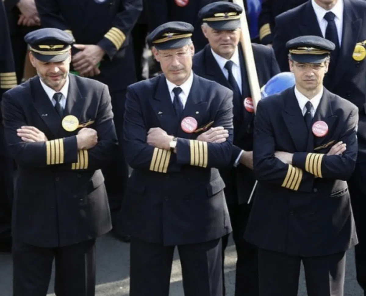 В среду начинается забастовка пилотов Lufthansa