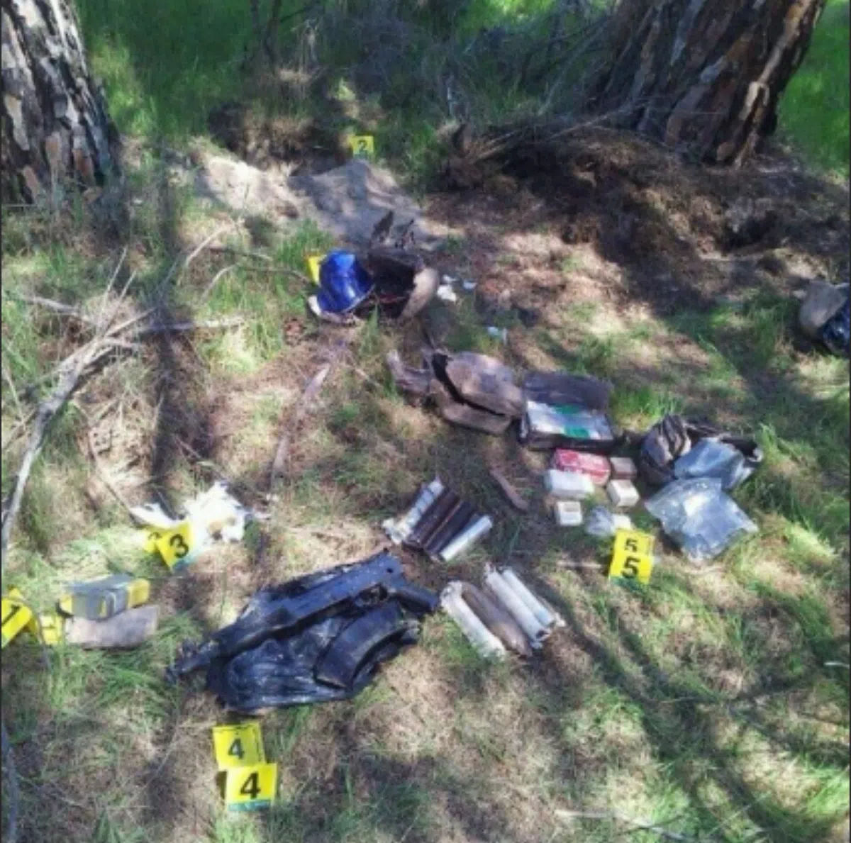 В провинции Мадрид найден тайник с оружием и взрывчаткой